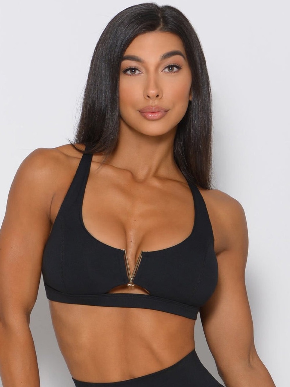 Bombshell Sportswear Knockout Sports Bra Black Size Small